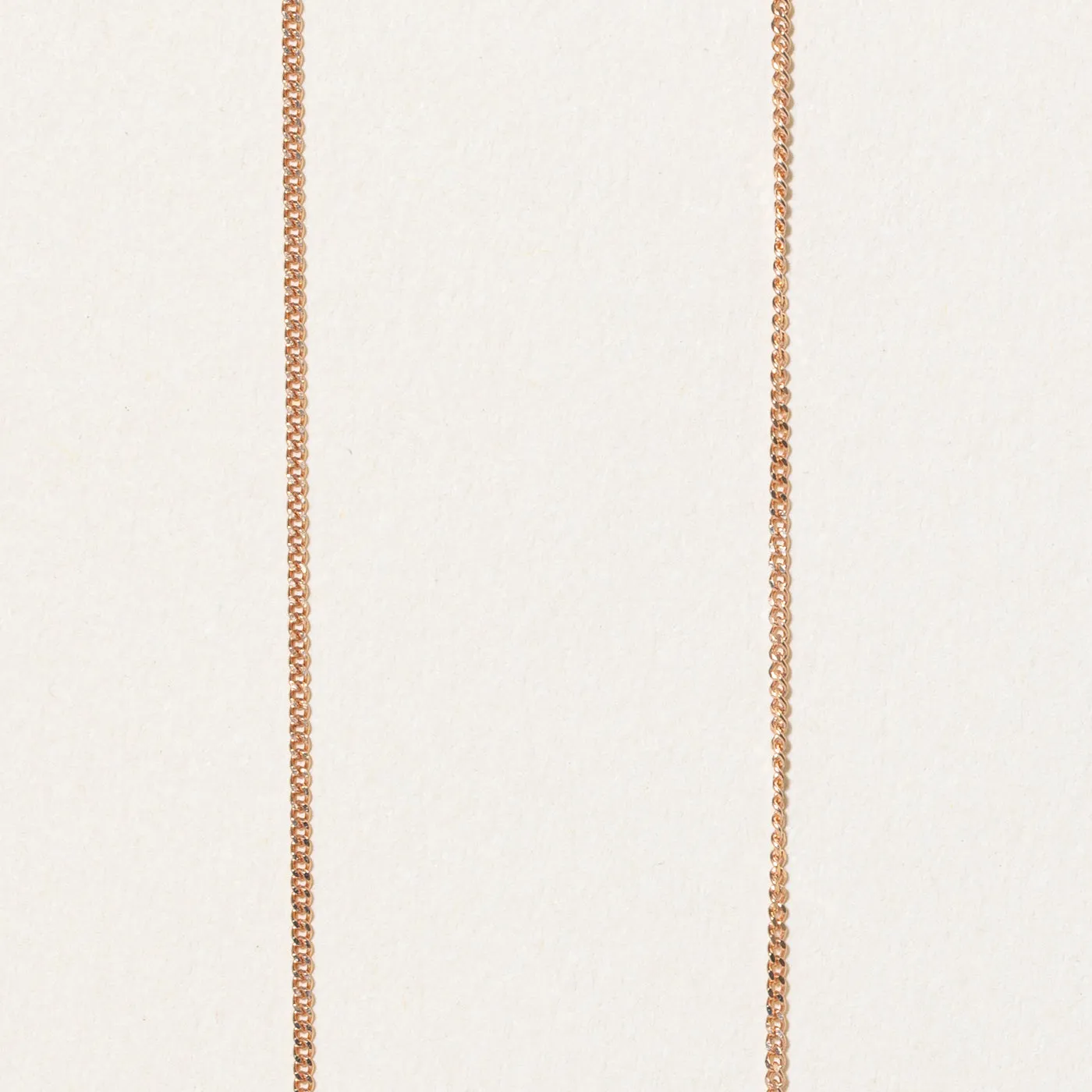 10k Rose Gold Curb Link Chain | 18" |