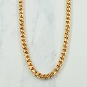 10k Rose Gold Italian Foxtail Chain | 22" |