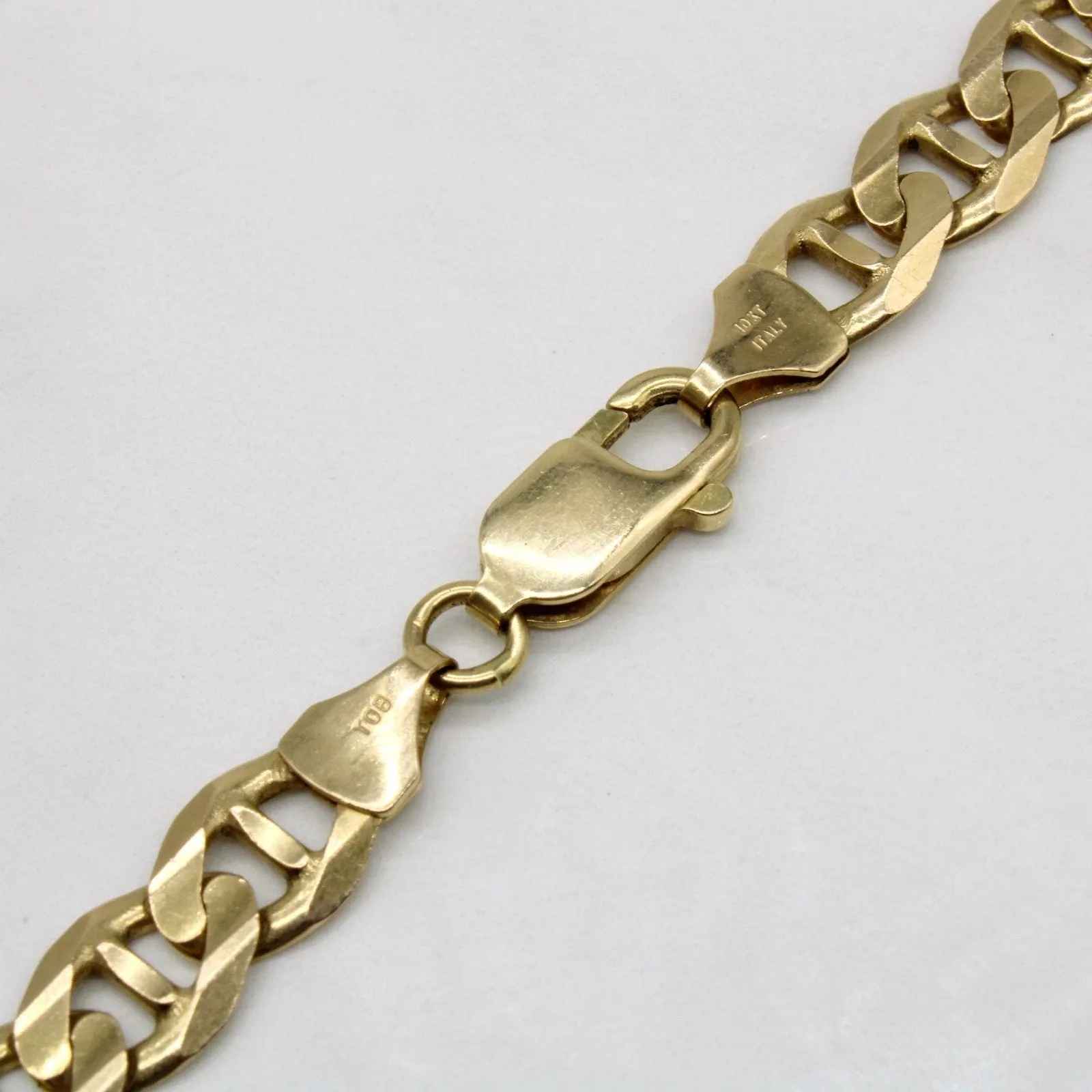 10k Yellow Gold Anchor Link Chain | 25" |
