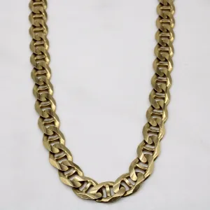10k Yellow Gold Anchor Link Chain | 25" |