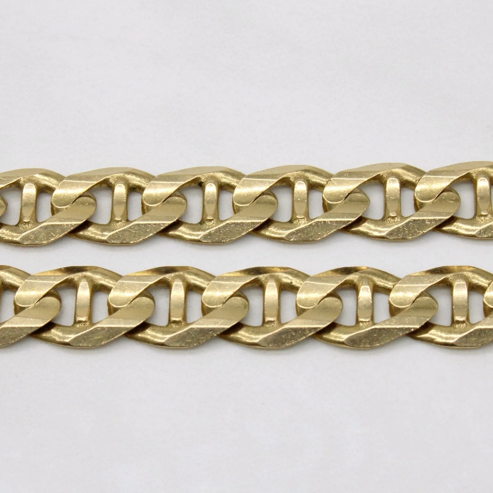 10k Yellow Gold Anchor Link Chain | 25" |