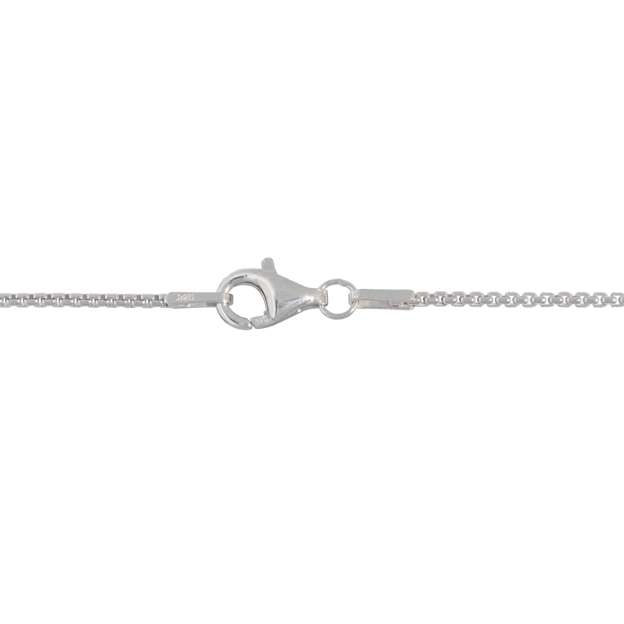 1.2mm Round Box Chain in Sterling Silver