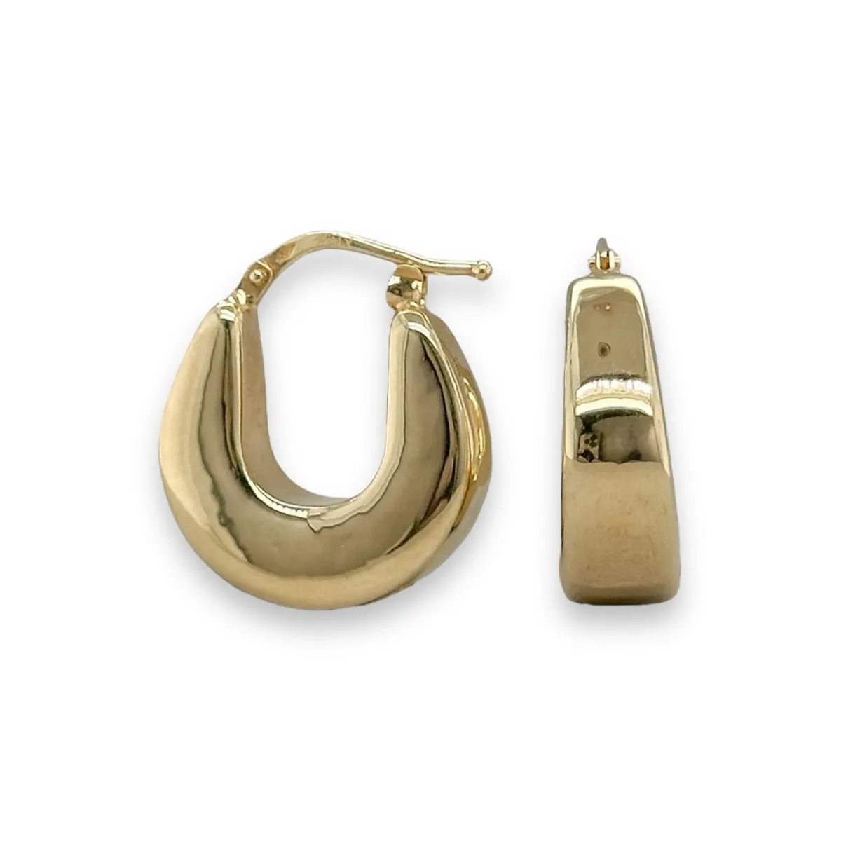 14K Y Gold 20mm Hoop Earrings