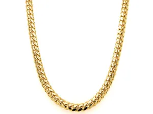 14K Yellow Gold Miami Cuban Chain, 4mm 22" 27.60 Grams