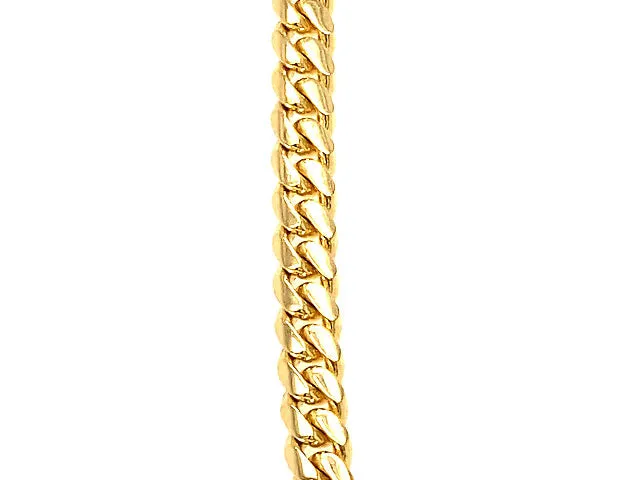 14K Yellow Gold Miami Cuban Chain, 4mm 22" 27.60 Grams