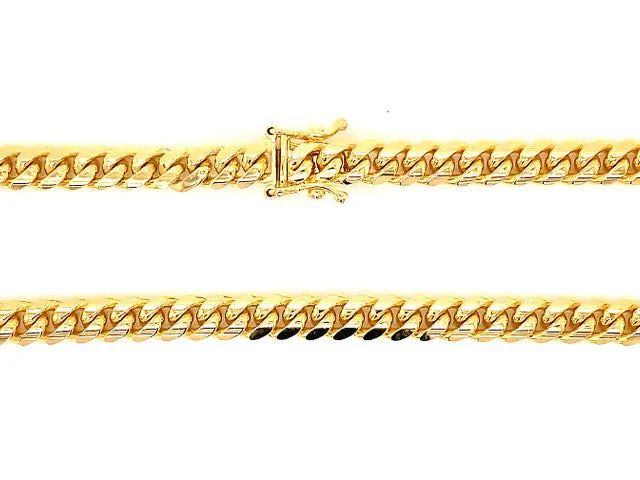 14K Yellow Gold Miami Cuban Chain, 5mm 24" 47.30 Grams