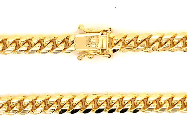 14K Yellow Gold Miami Cuban Chain, 5mm 24" 47.30 Grams