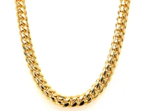 14K Yellow Gold Miami Cuban Chain, 5mm 24" 47.30 Grams