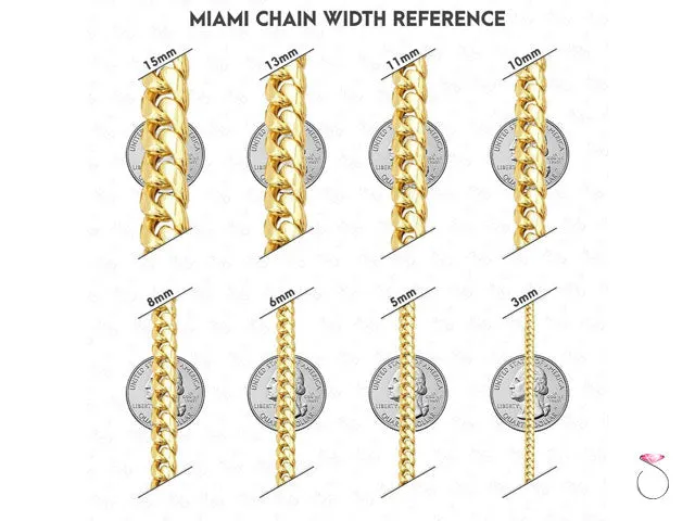 14K Yellow Gold Miami Cuban Chain, 5mm 24" 47.30 Grams