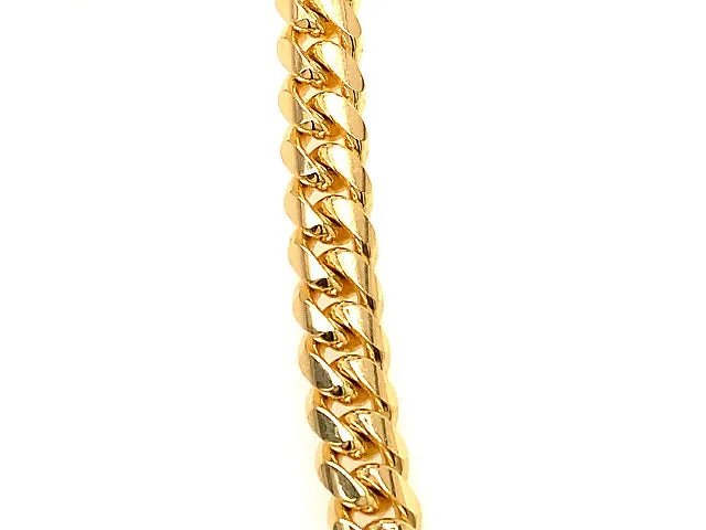 14K Yellow Gold Miami Cuban Chain, 5mm 24" 47.30 Grams