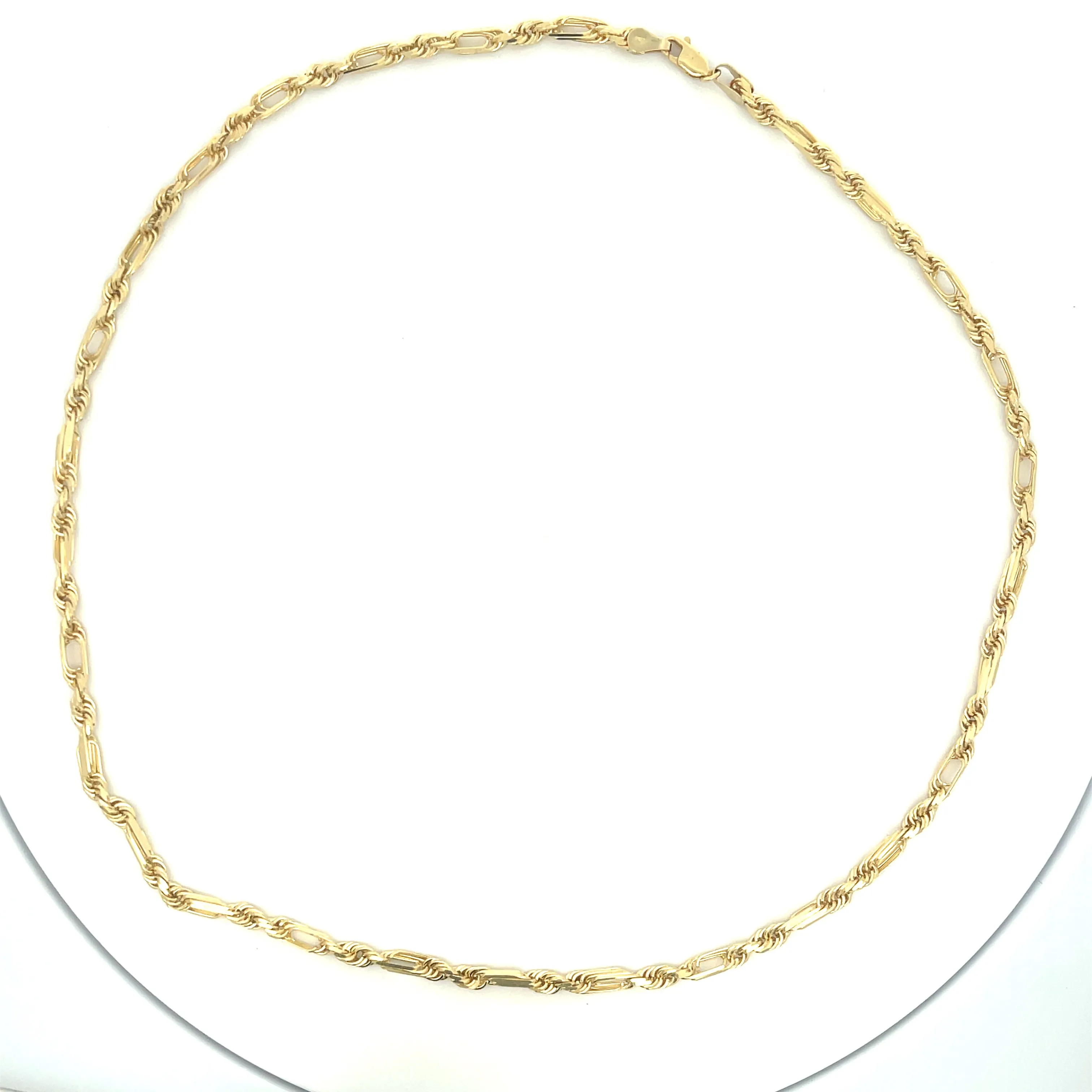 14K Yellow Gold Milano Chain, 4mm 20"