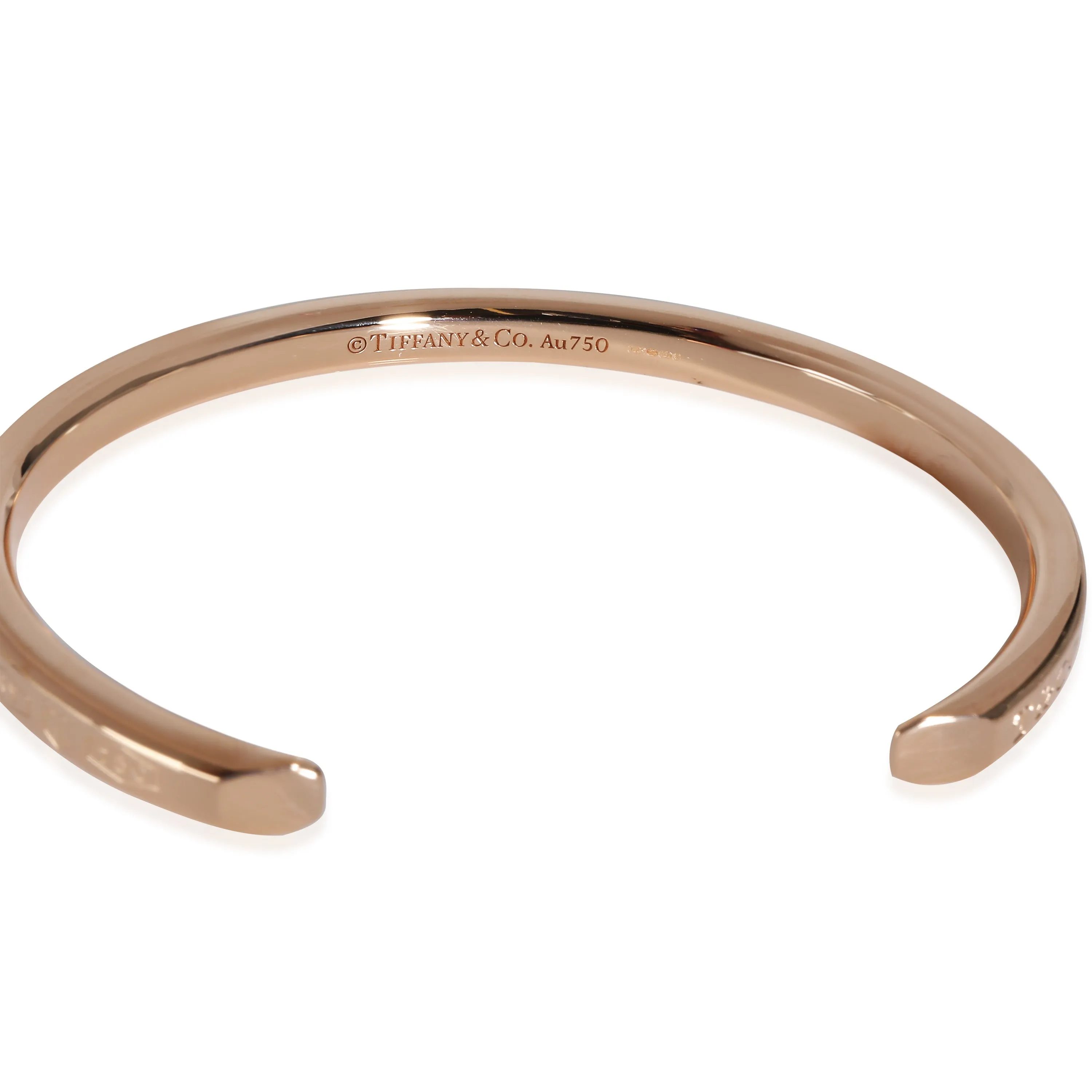 1837 MAKERS Narrow Cuff Bracelet in 18K Rose Gold