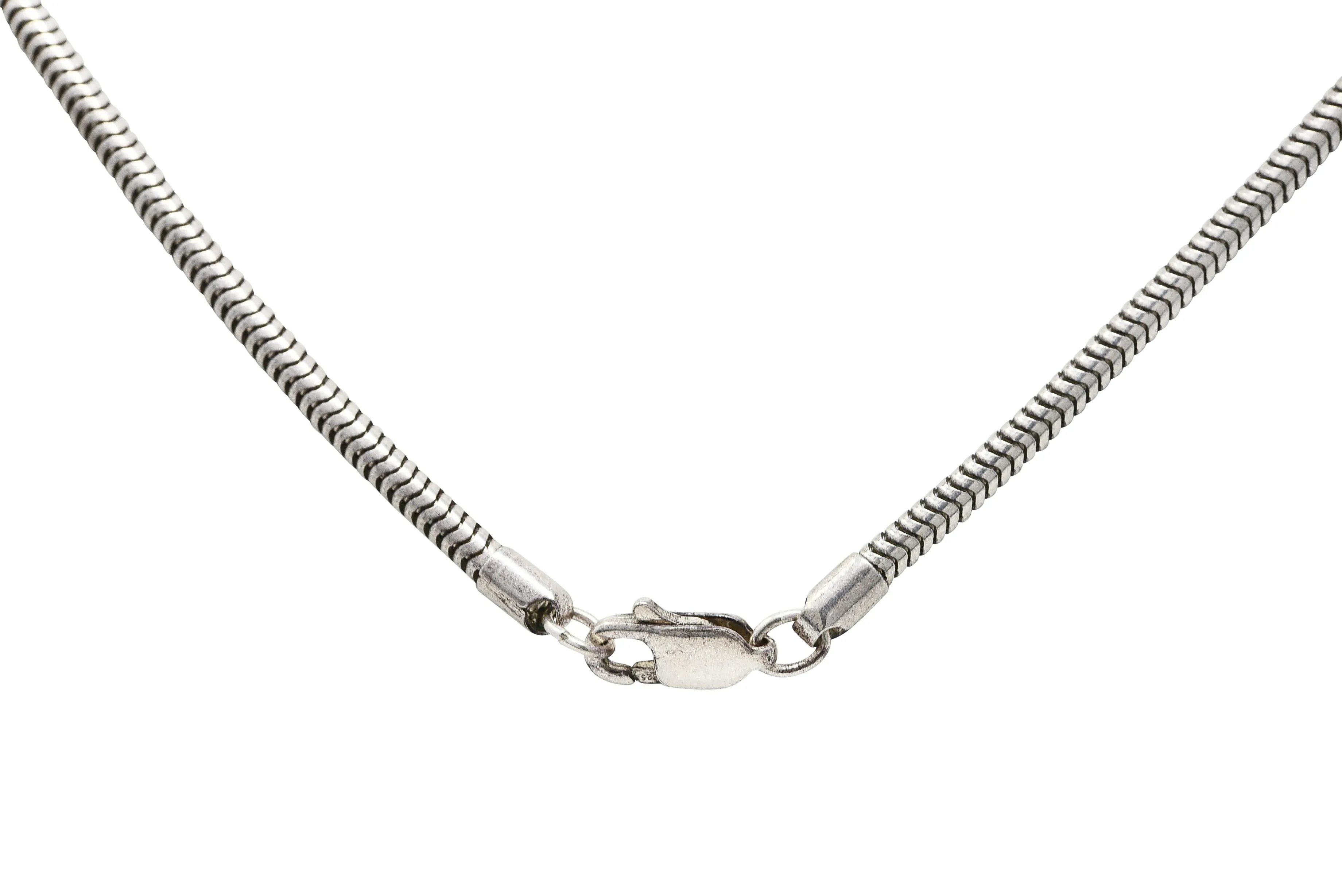 1990's Lagos Sterling Silver Rare Wonders Celestial Whistle Pendant Necklace