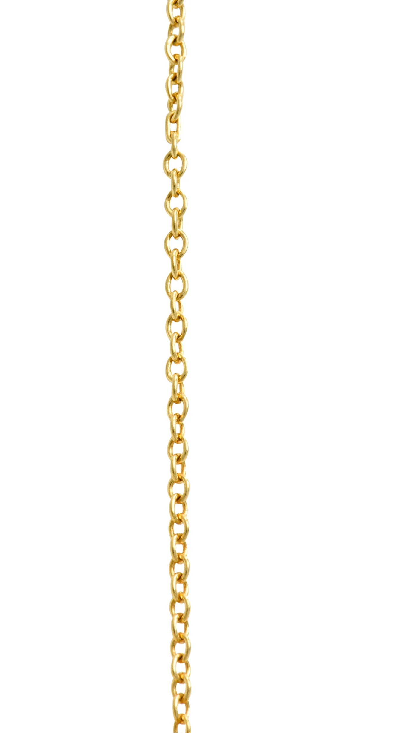 2003 Tiffany & Co. 18 Karat Gold Circular Atlas Pendant Necklace