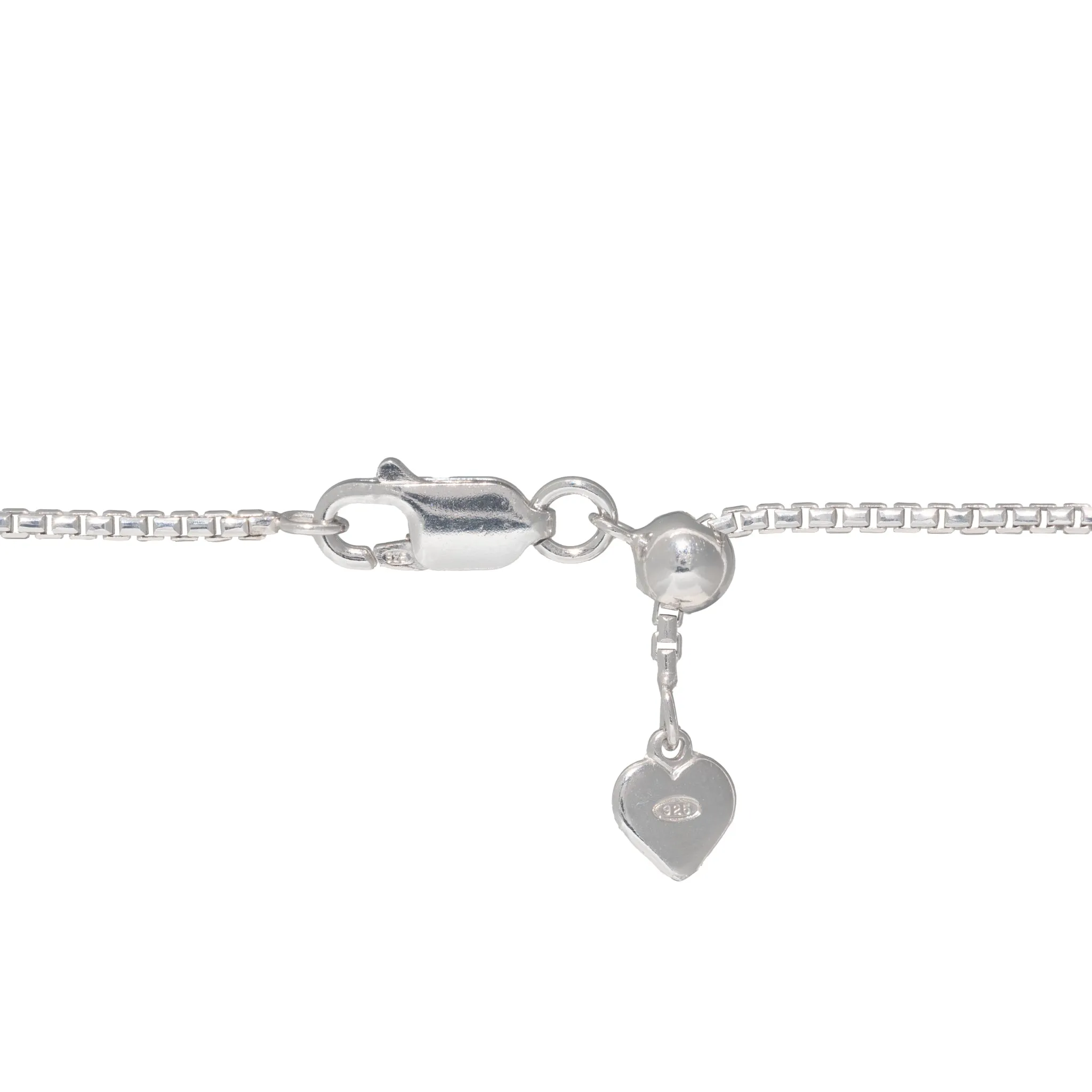 24" 1.5mm Round Box Chain in Sterling Silver