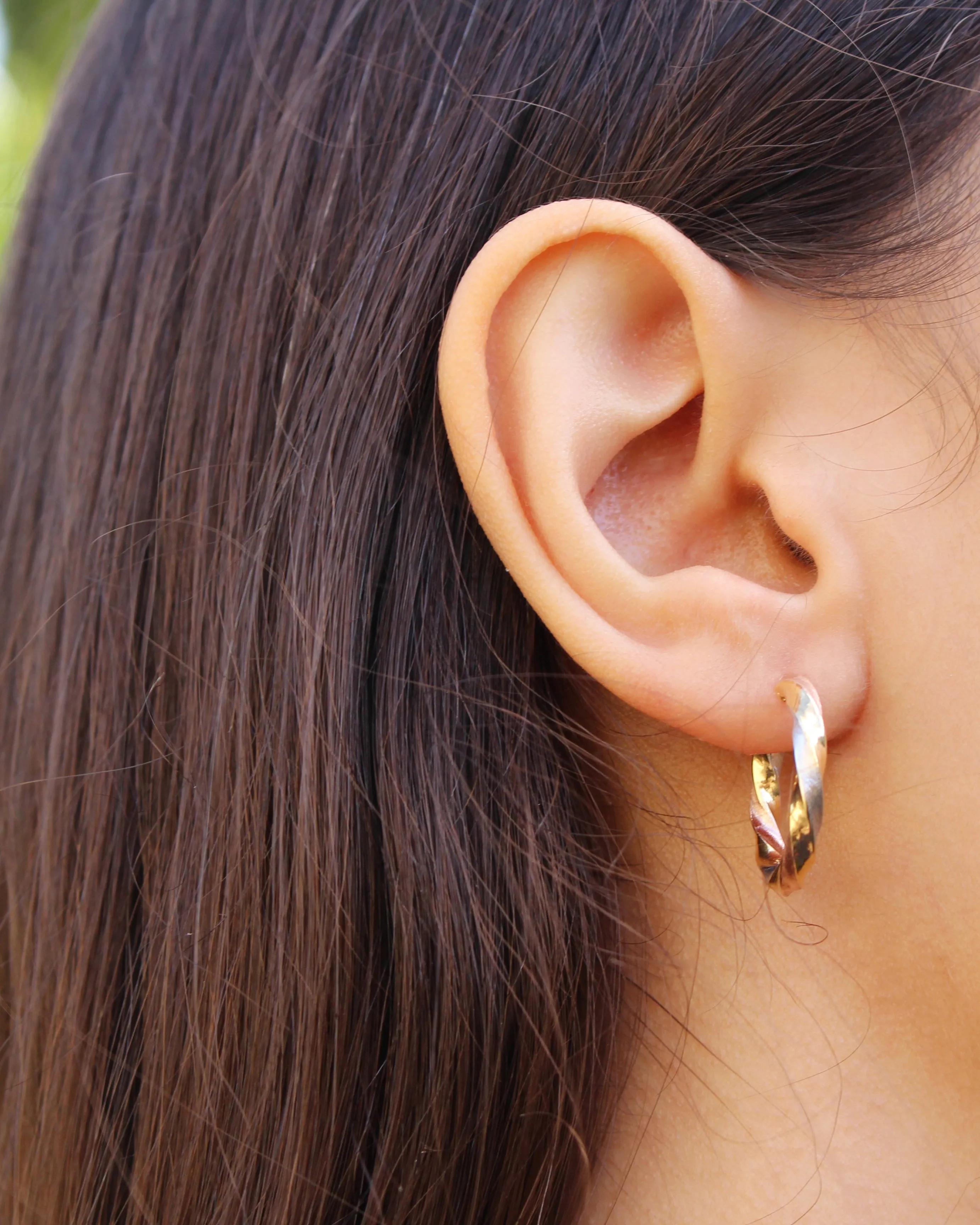 9ct Fancy Hoop Earrings