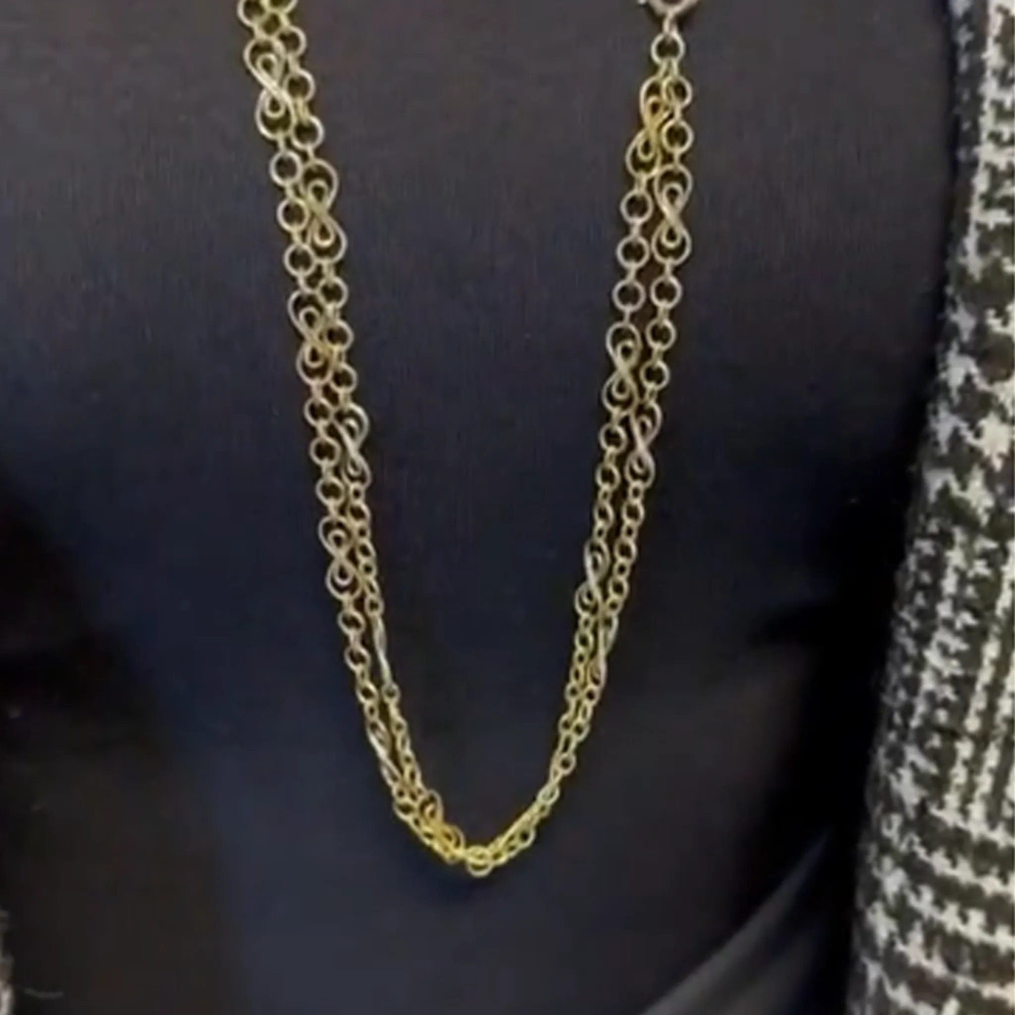 Antique 18KT Yellow Gold Chain Necklace