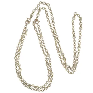 Antique 18KT Yellow Gold Chain Necklace