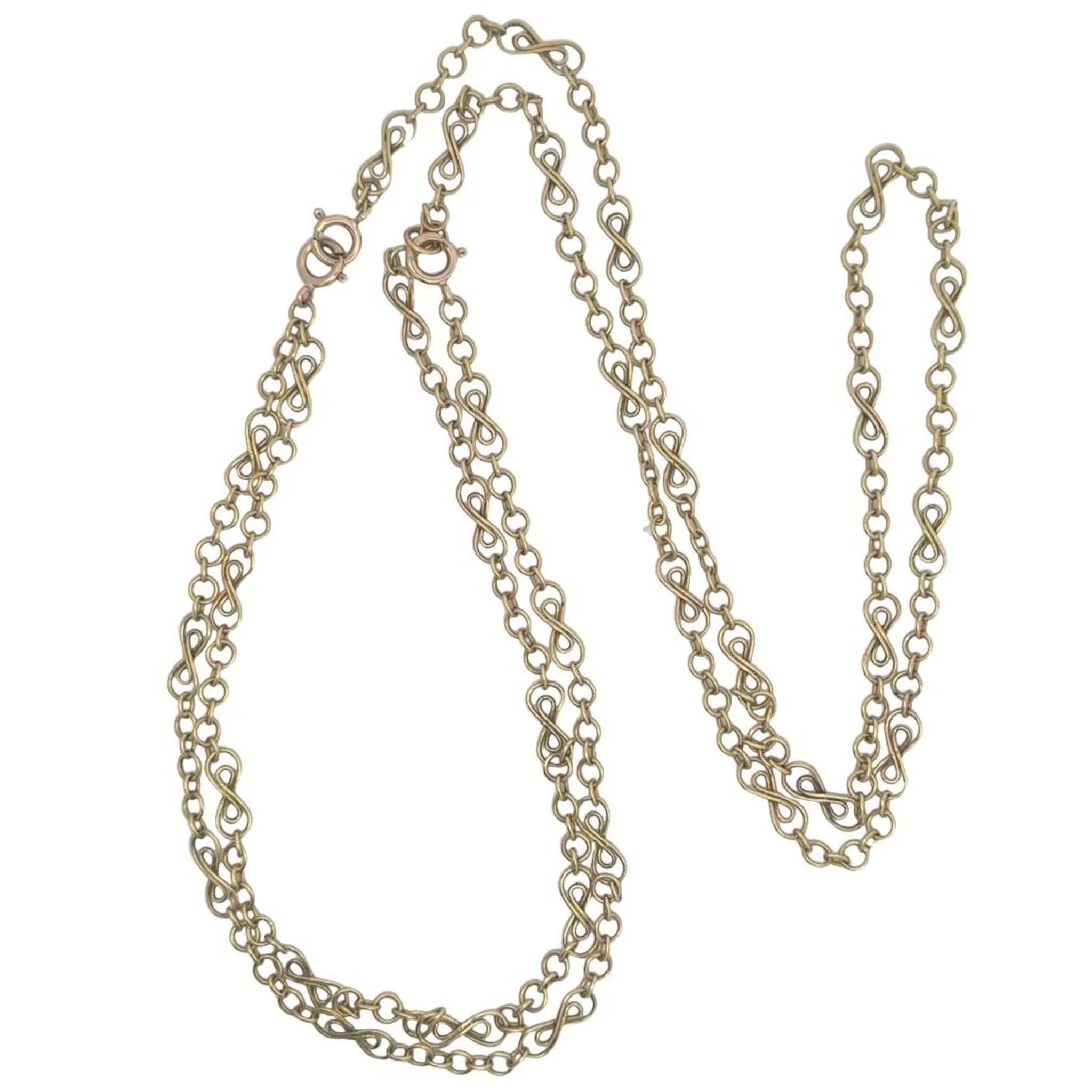 Antique 18KT Yellow Gold Chain Necklace