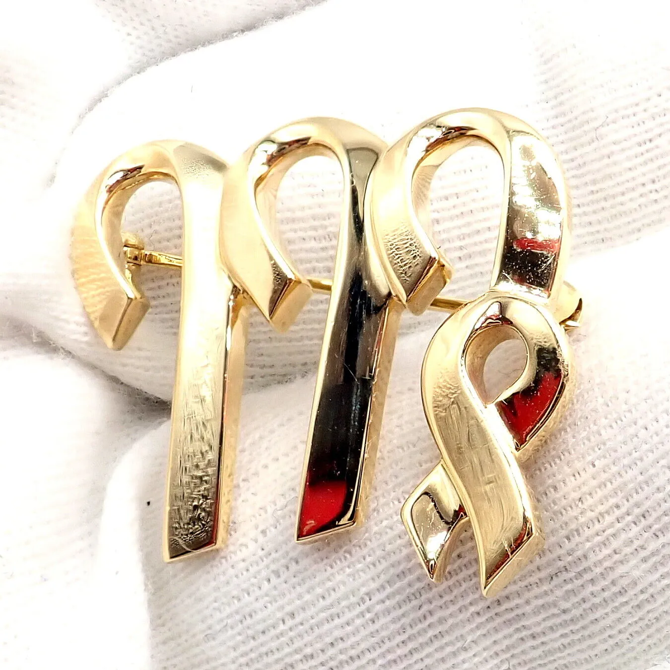 Authentic! Tiffany & Co Paloma Picasso 18k Yellow Gold Zodiac Virgo Pin Brooch