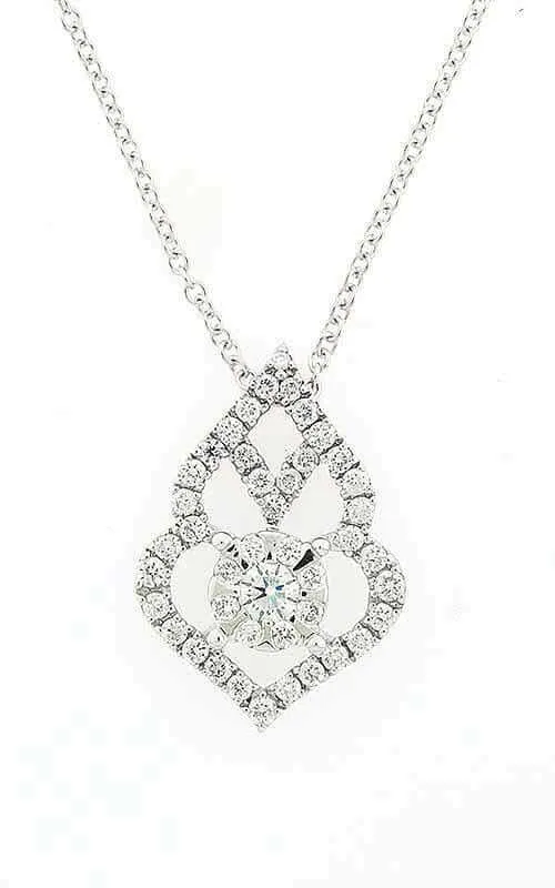 Bandiera Jewellers White Gold Pendant Necklace
