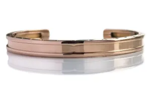 Bulgari Bvlgari 18k Rose Gold  B.Zero1 Cuff Bracelet Small