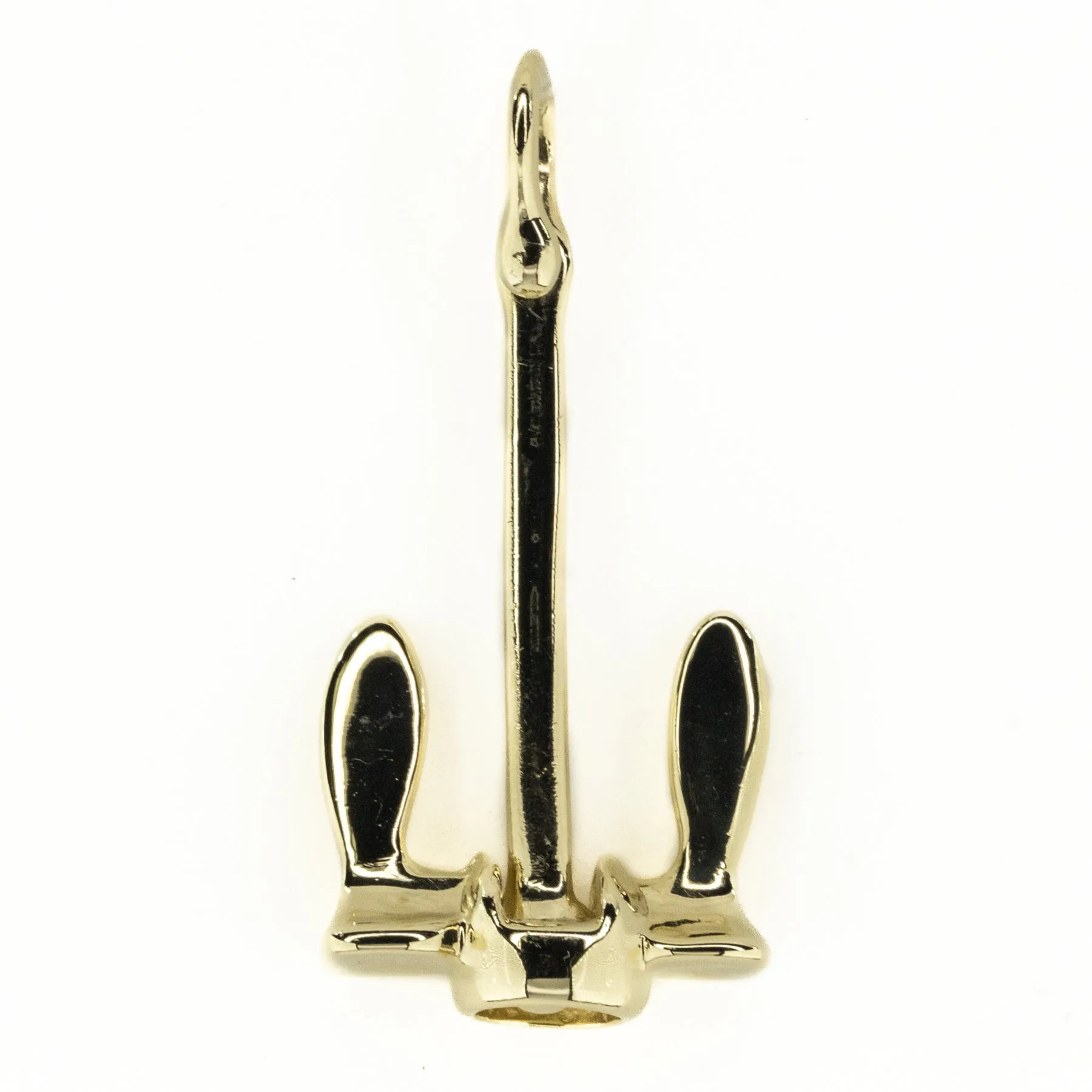 Byers Anchor Pendant in 14K Yellow Gold