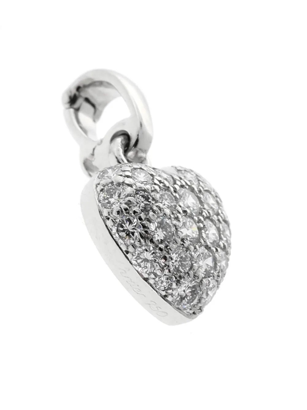 Cartier Diamond Heart Pendant Necklace