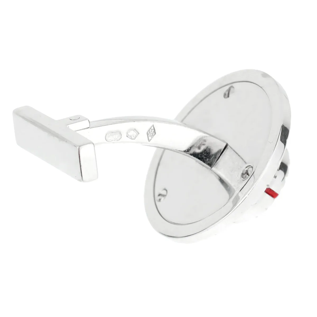 Cartier Safe Combination White Gold Cufflinks