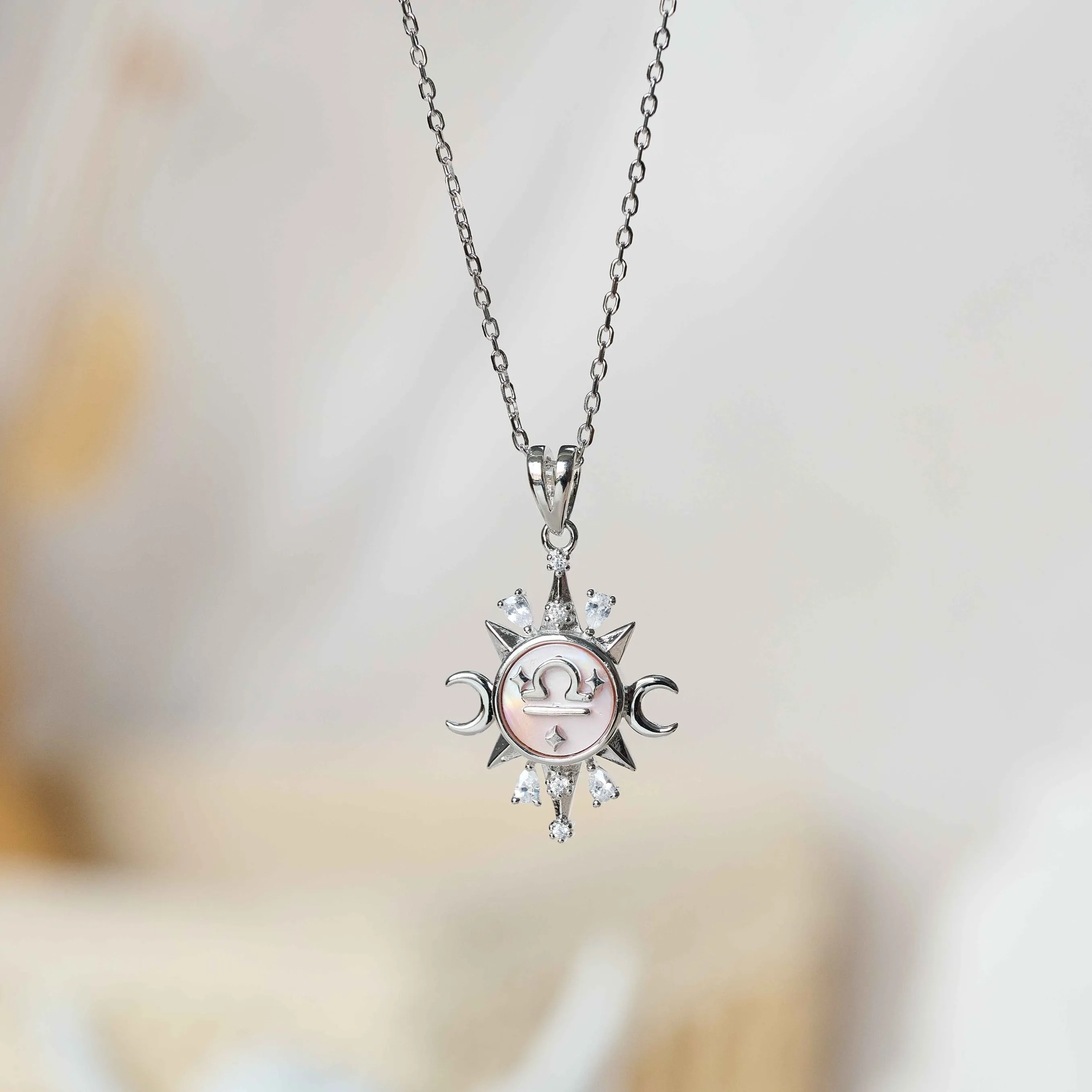 Celestial Horoscope Pendant - Libra