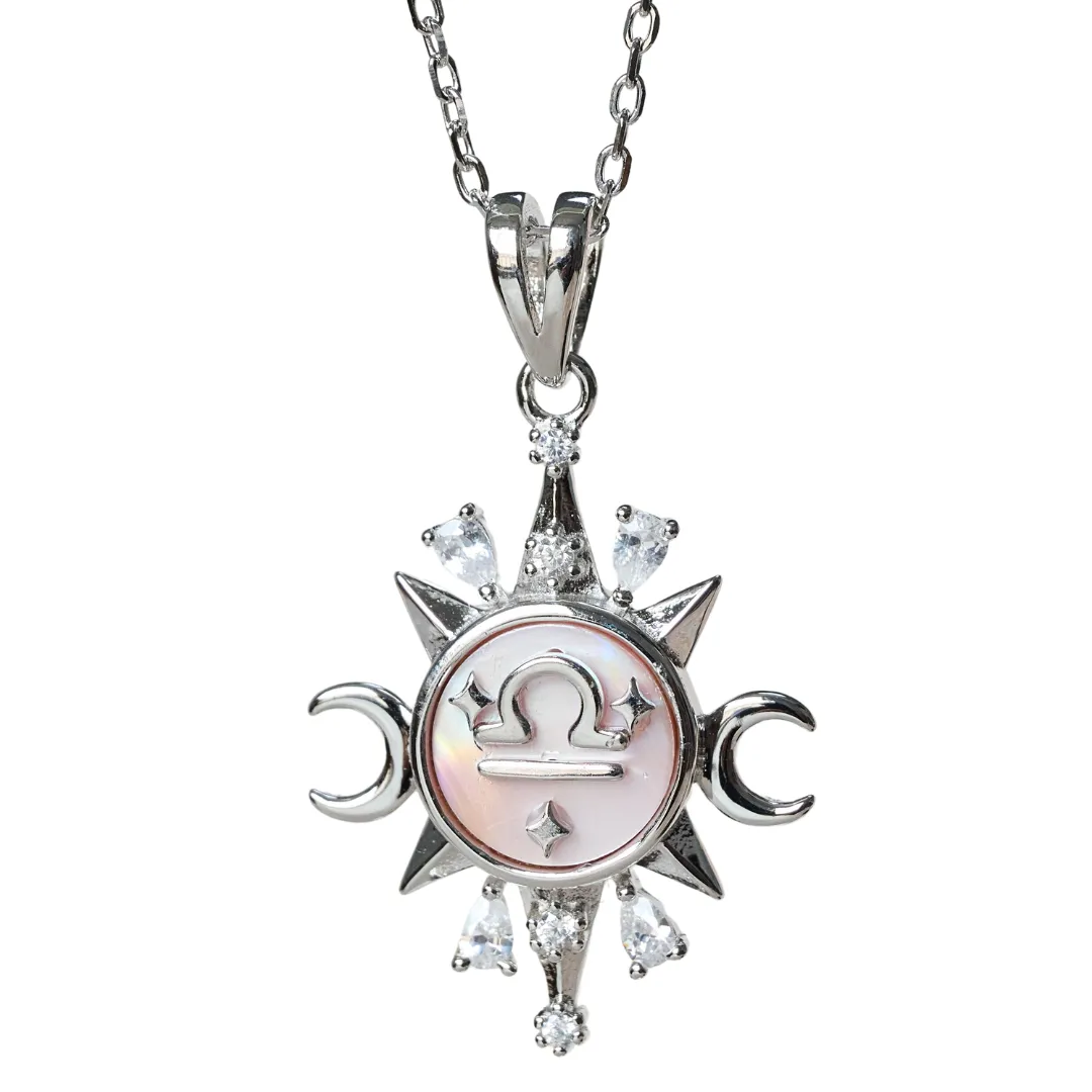 Celestial Horoscope Pendant - Libra