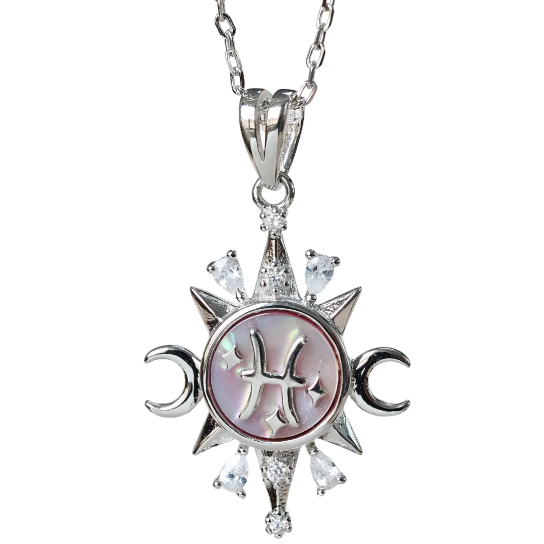 Celestial Horoscope Pendant - Pisces