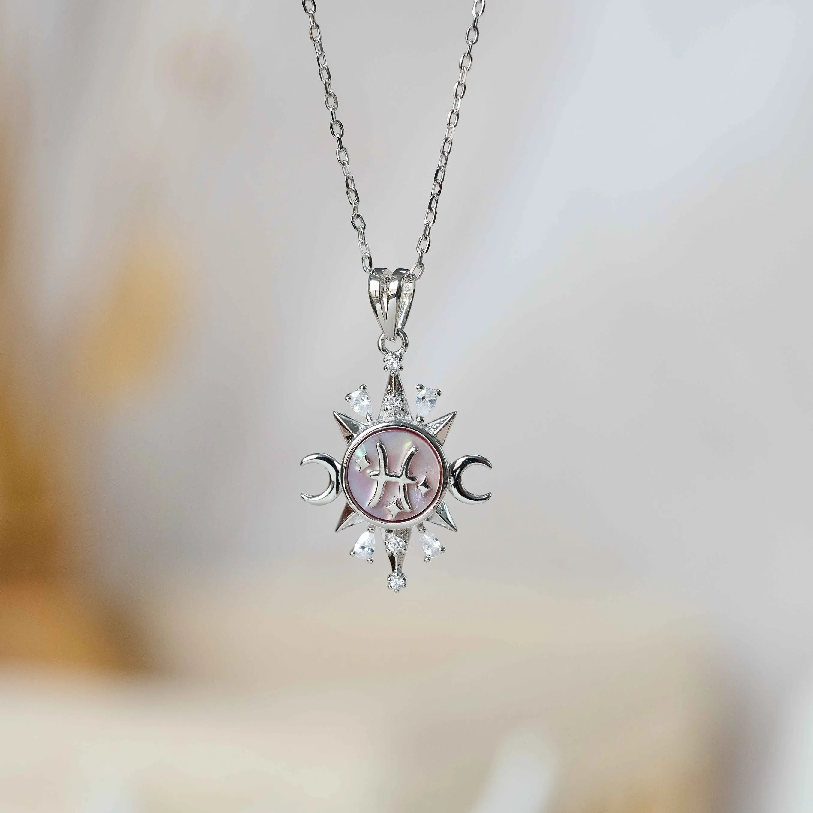 Celestial Horoscope Pendant - Pisces