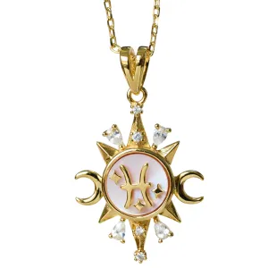 Celestial Horoscope Pendant - Pisces