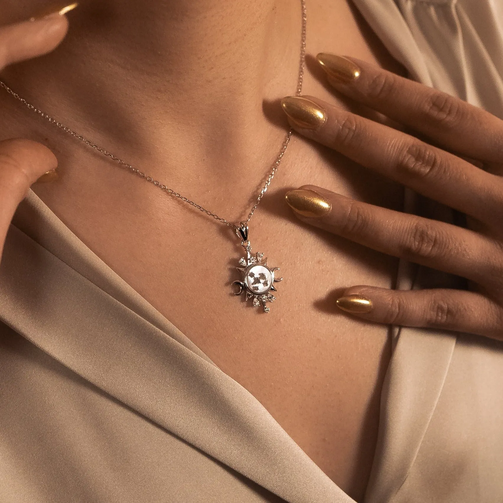 Celestial Horoscope Pendant - Sagittarius