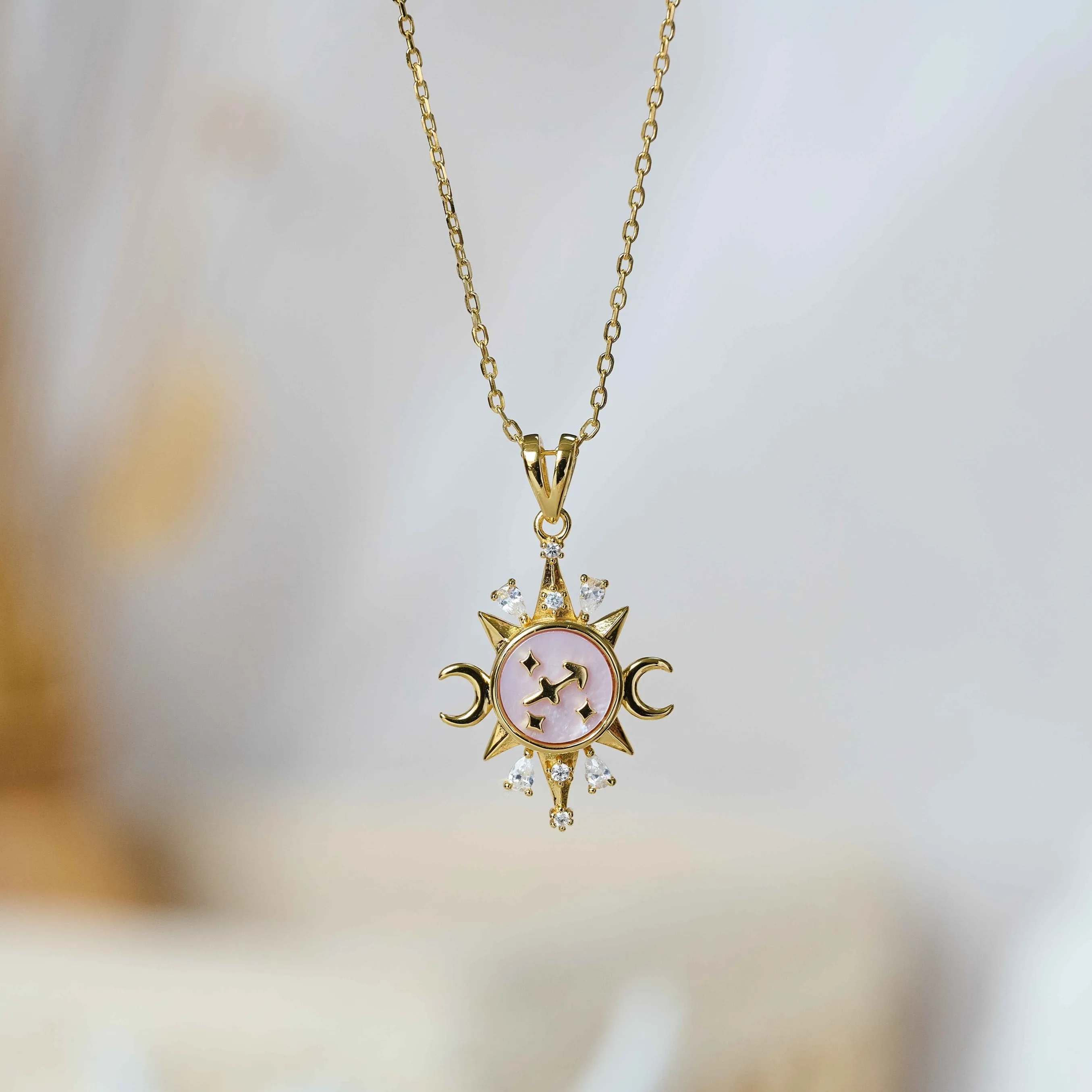 Celestial Horoscope Pendant - Sagittarius