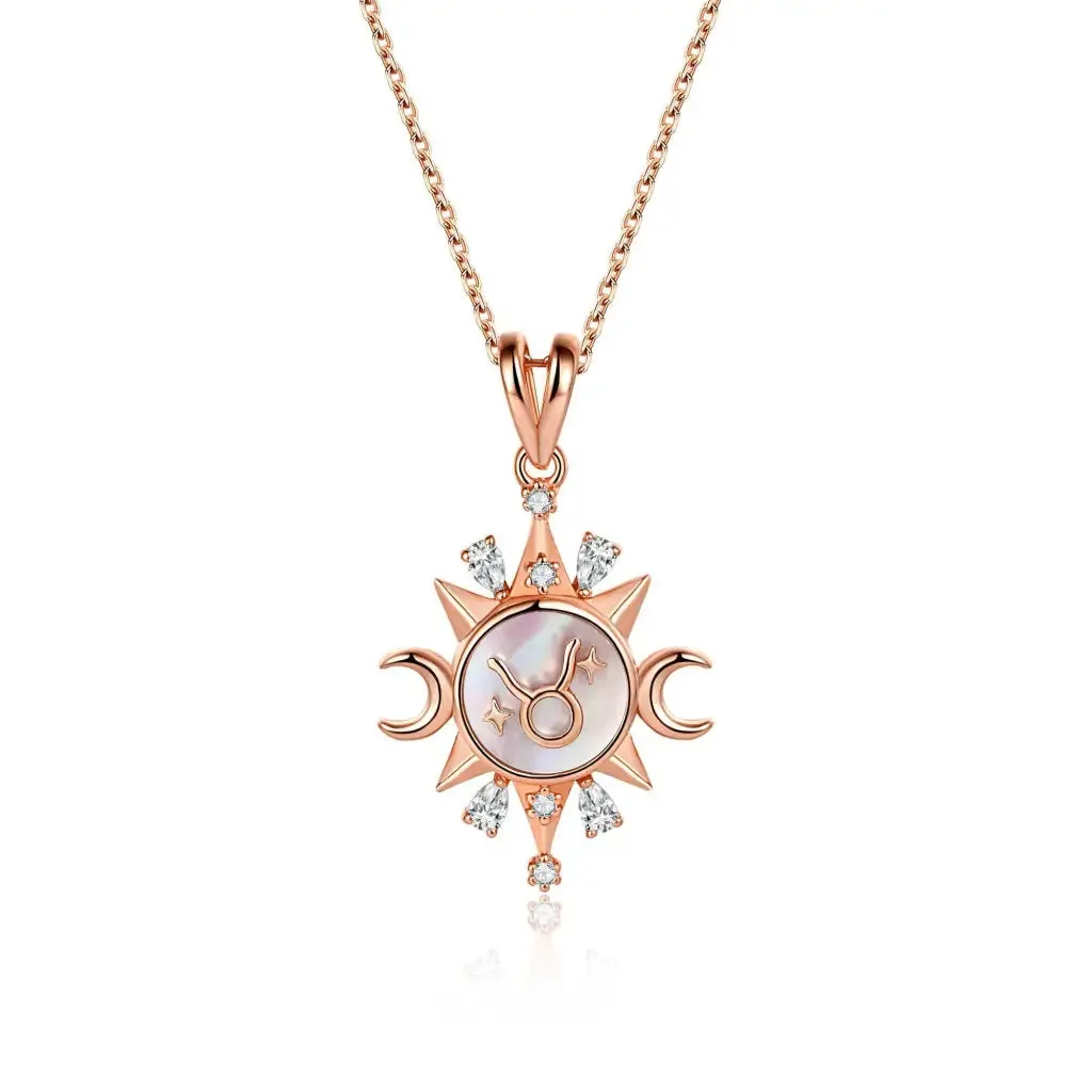 Celestial Horoscope Pendant - Taurus