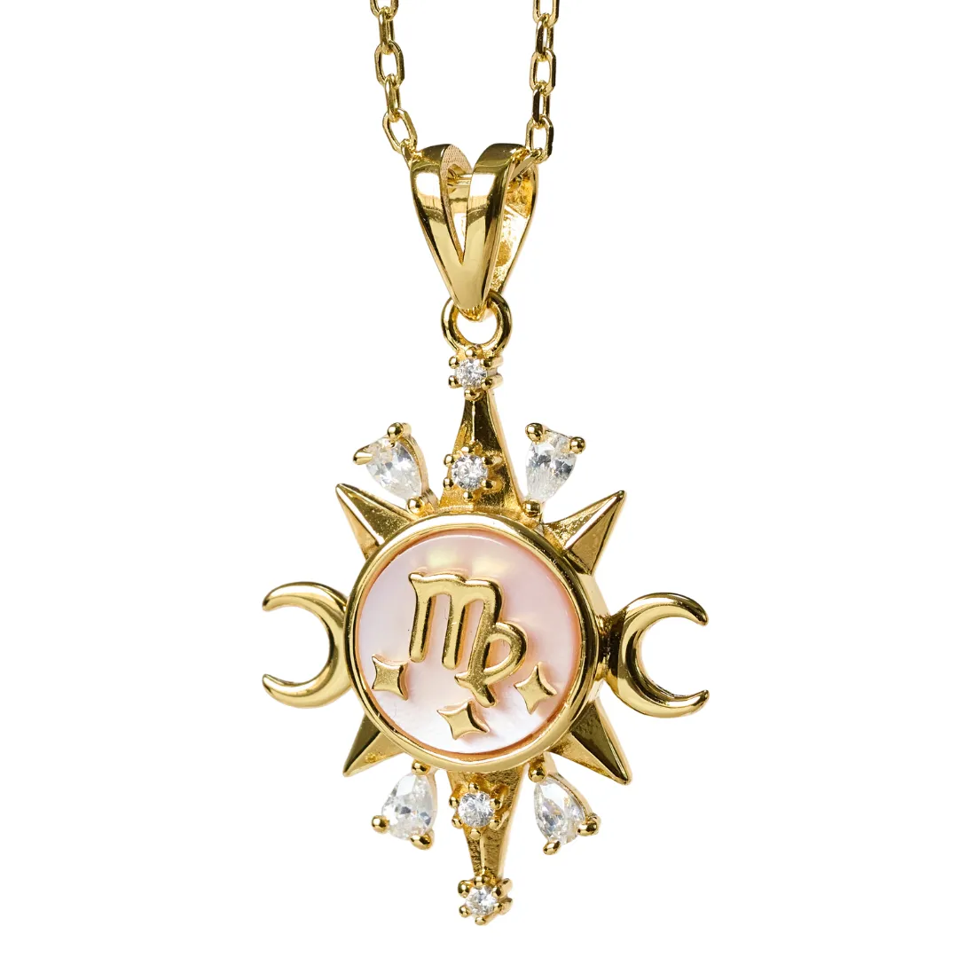 Celestial Horoscope Pendant - Virgo