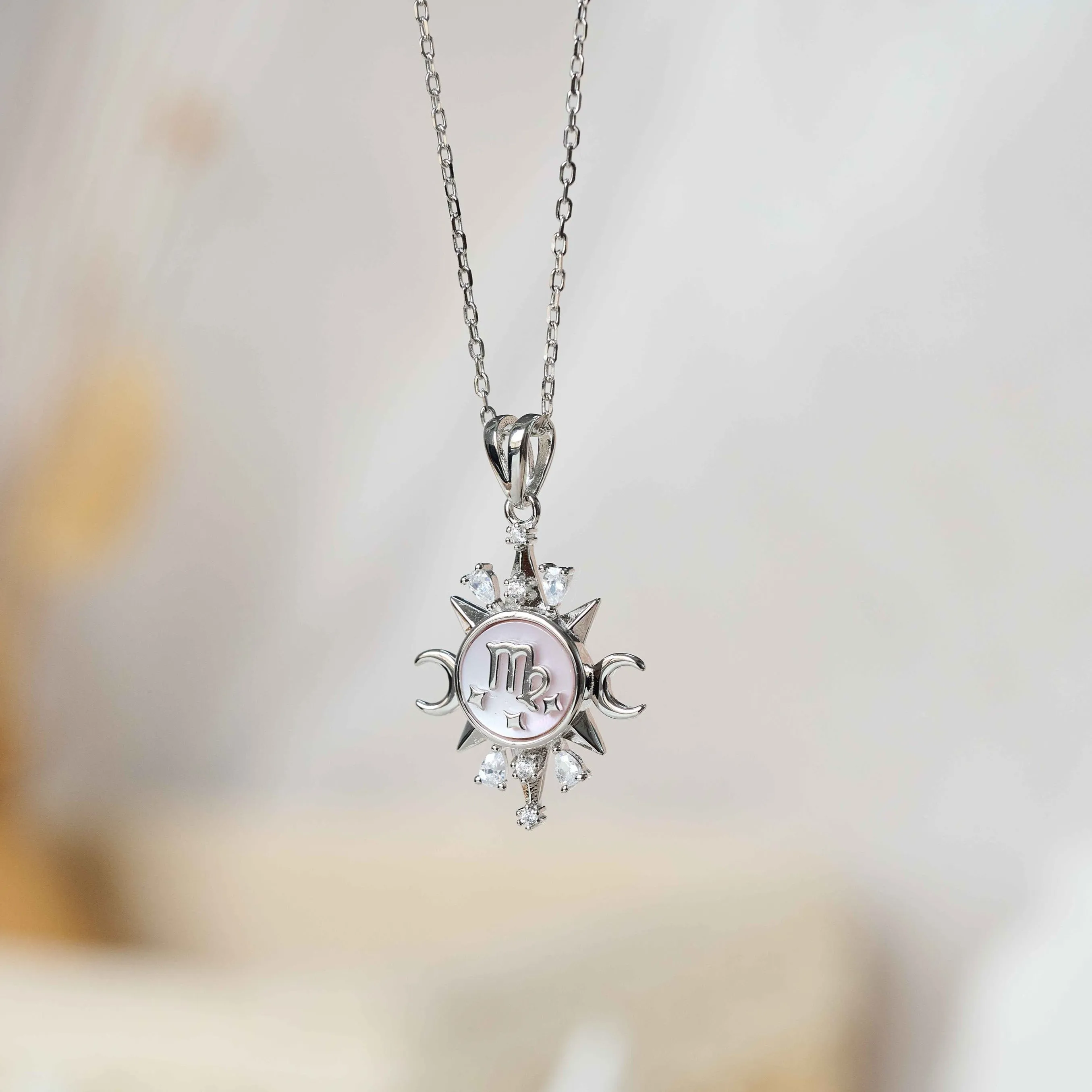 Celestial Horoscope Pendant - Virgo