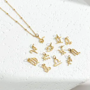 Dainty Zodiac Gold Necklace