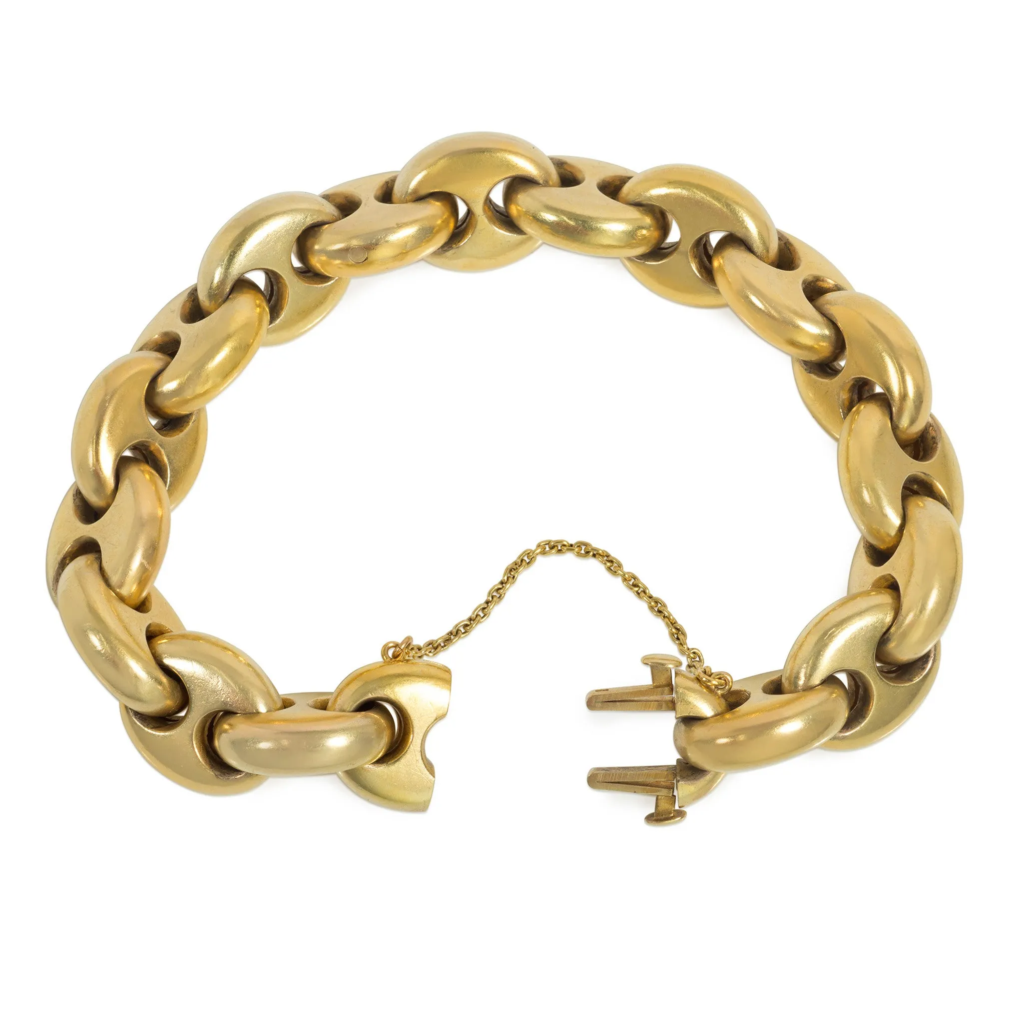 English Victorian 18KT Yellow Gold Bracelet
