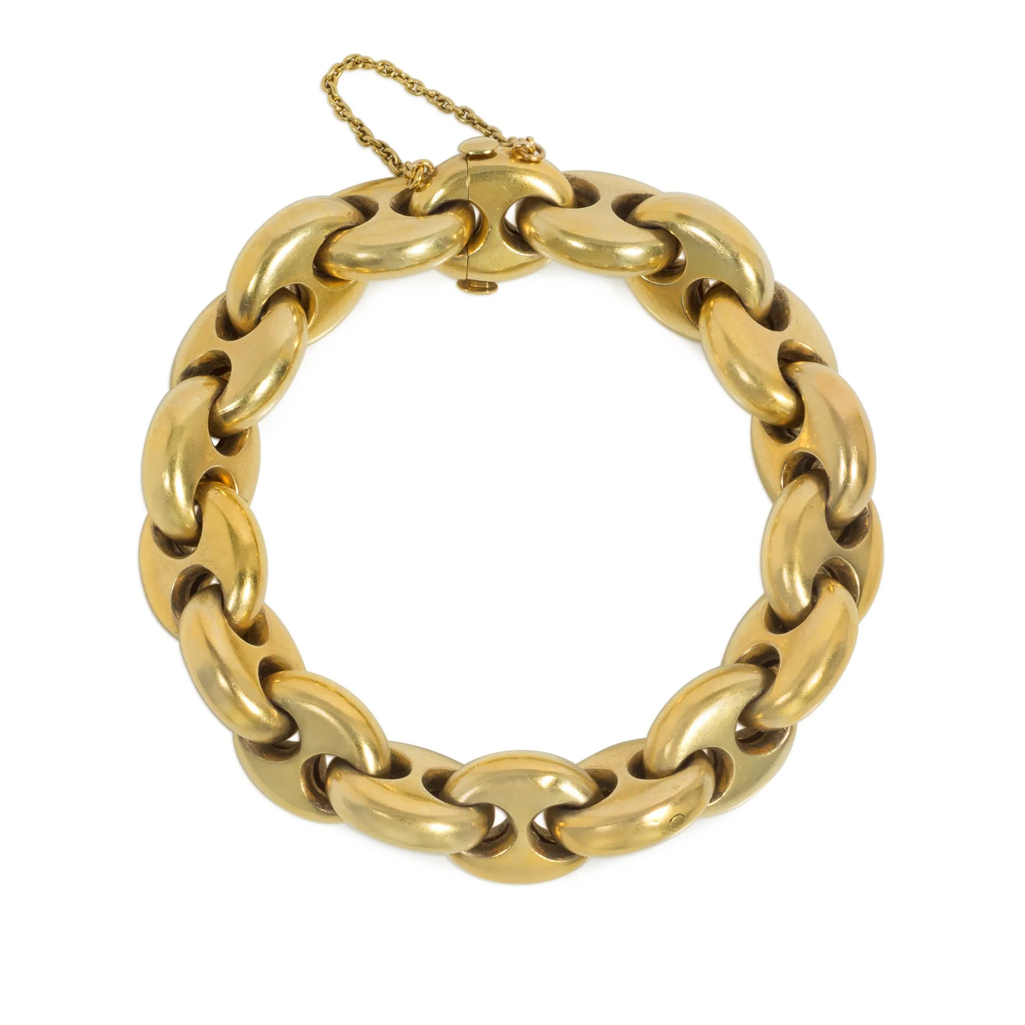 English Victorian 18KT Yellow Gold Bracelet