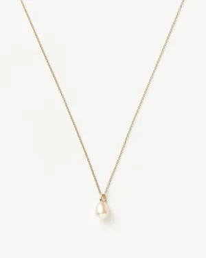 Fine Baroque Pearl Organic Pendant Necklace