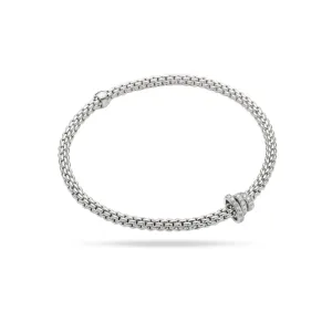 FOPE 'PRIMA' 18CT WHITE GOLD DIAMOND BRACELET