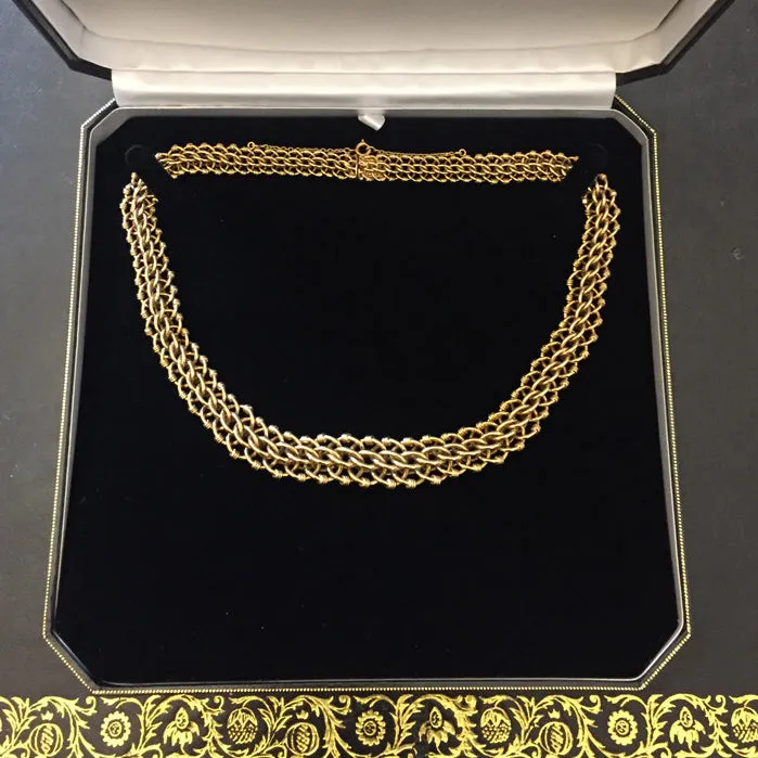 French 1940s 18KT Yellow Gold Necklace