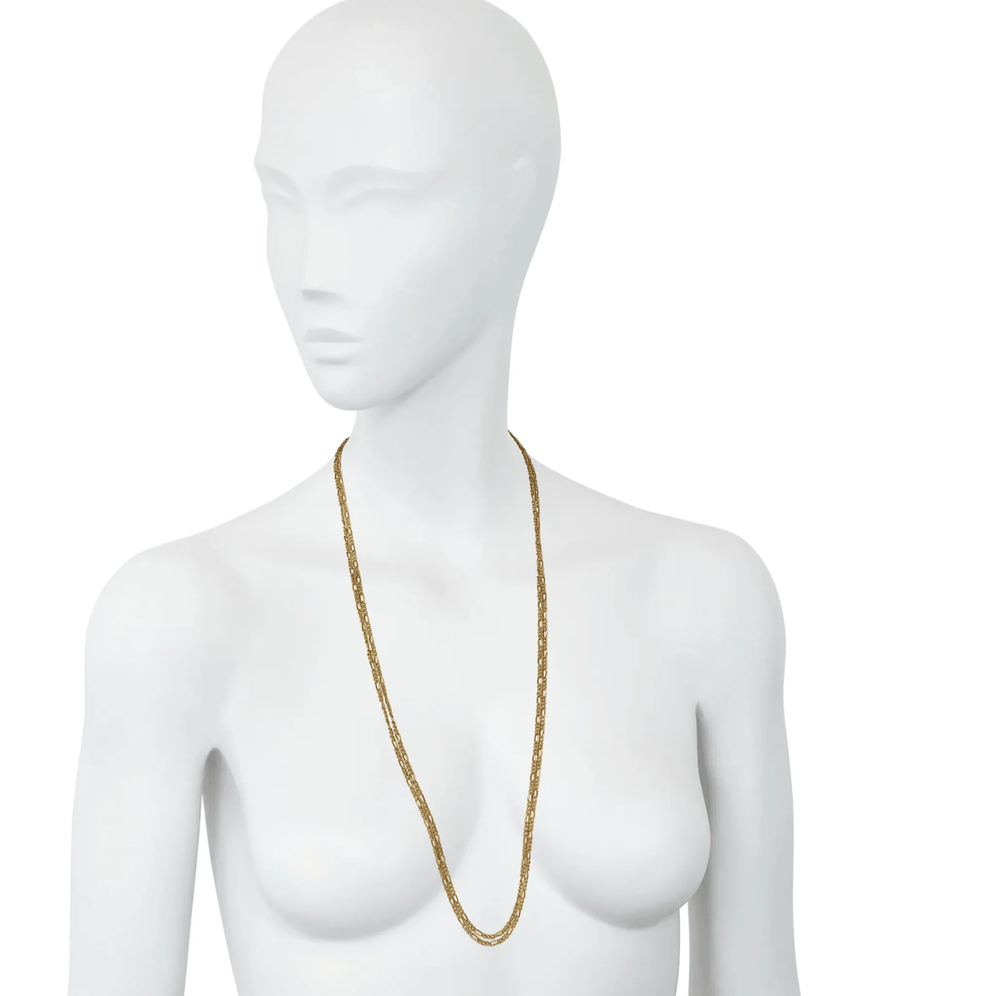 French Antique 18KT Yellow Gold Necklace