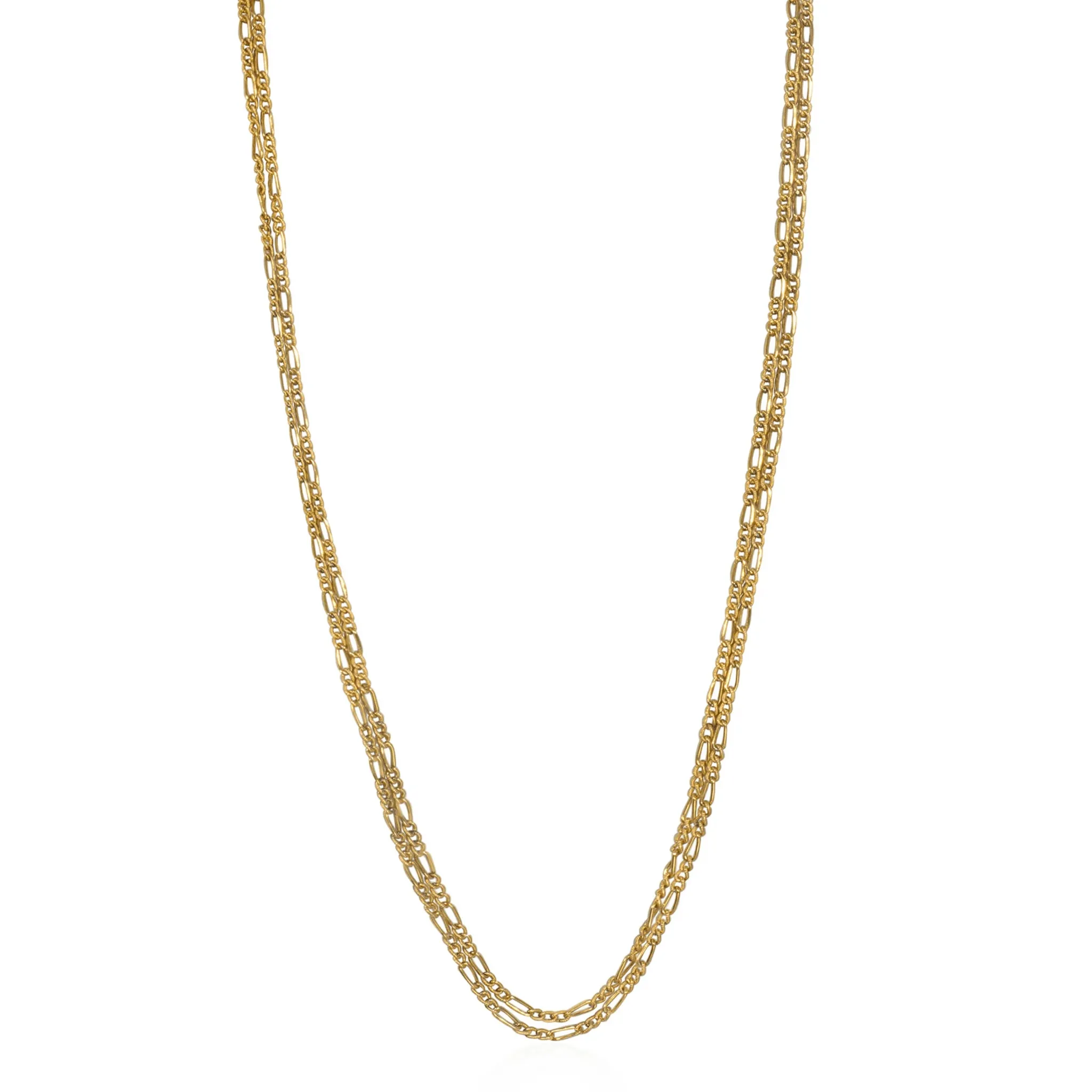 French Antique 18KT Yellow Gold Necklace