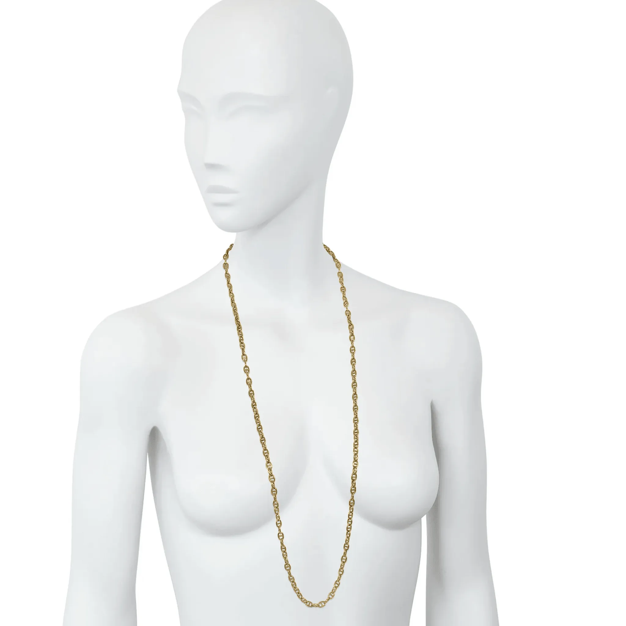 French Antique 18KT Yellow Gold Necklace