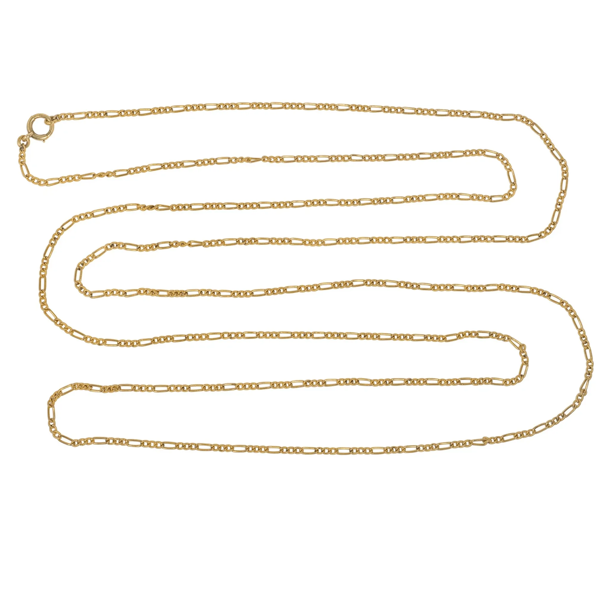 French Antique 18KT Yellow Gold Necklace