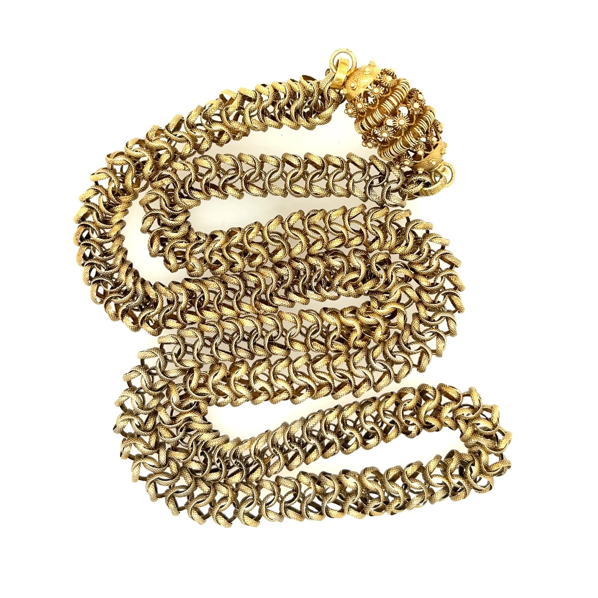 Georgian 15KT Yellow Gold Necklace